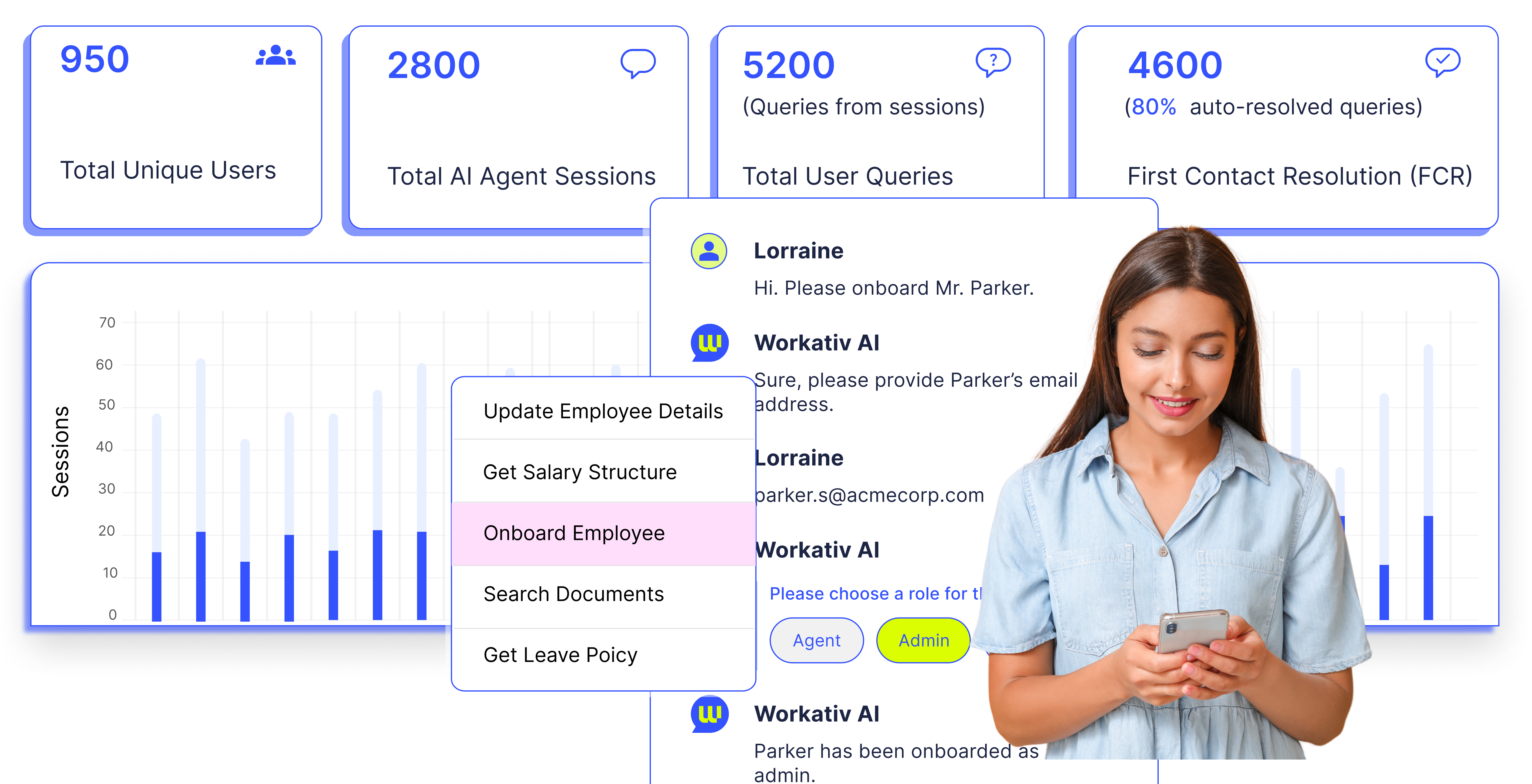 Benefits of Agentic AI-powered HR chatbot