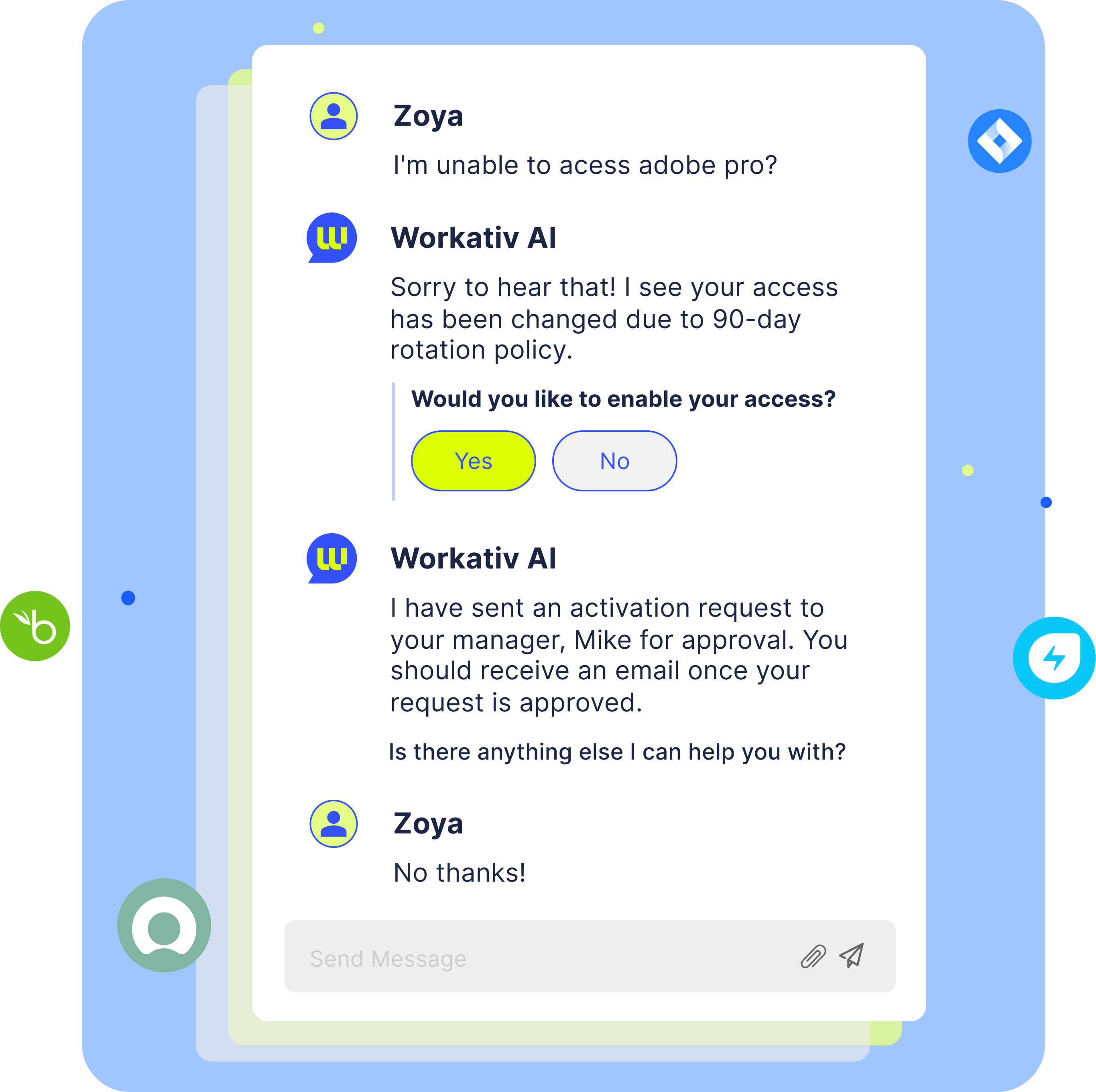 Automate Employee <br/> Support with AI Agents