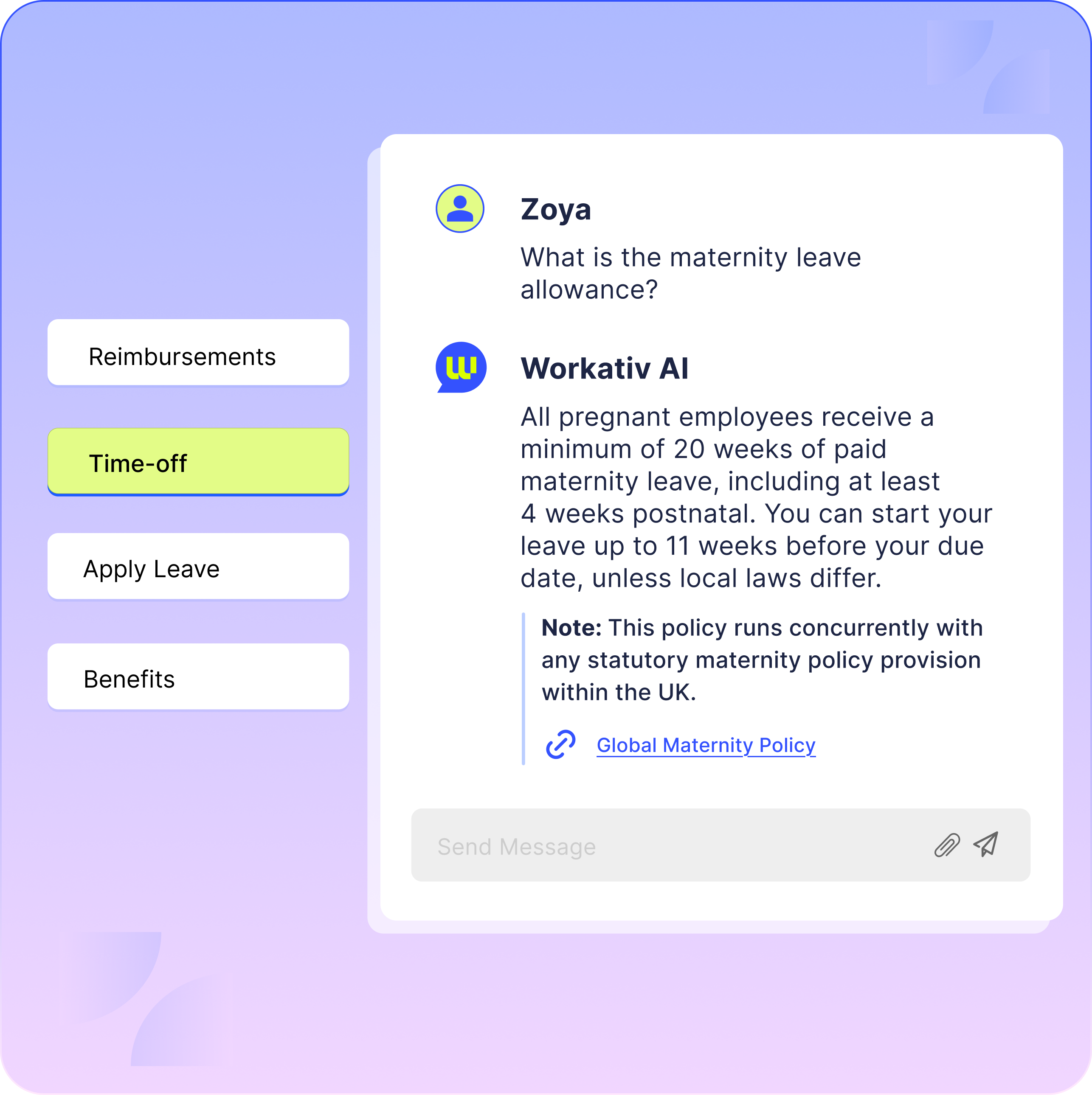 Effortless HR support with AI Search