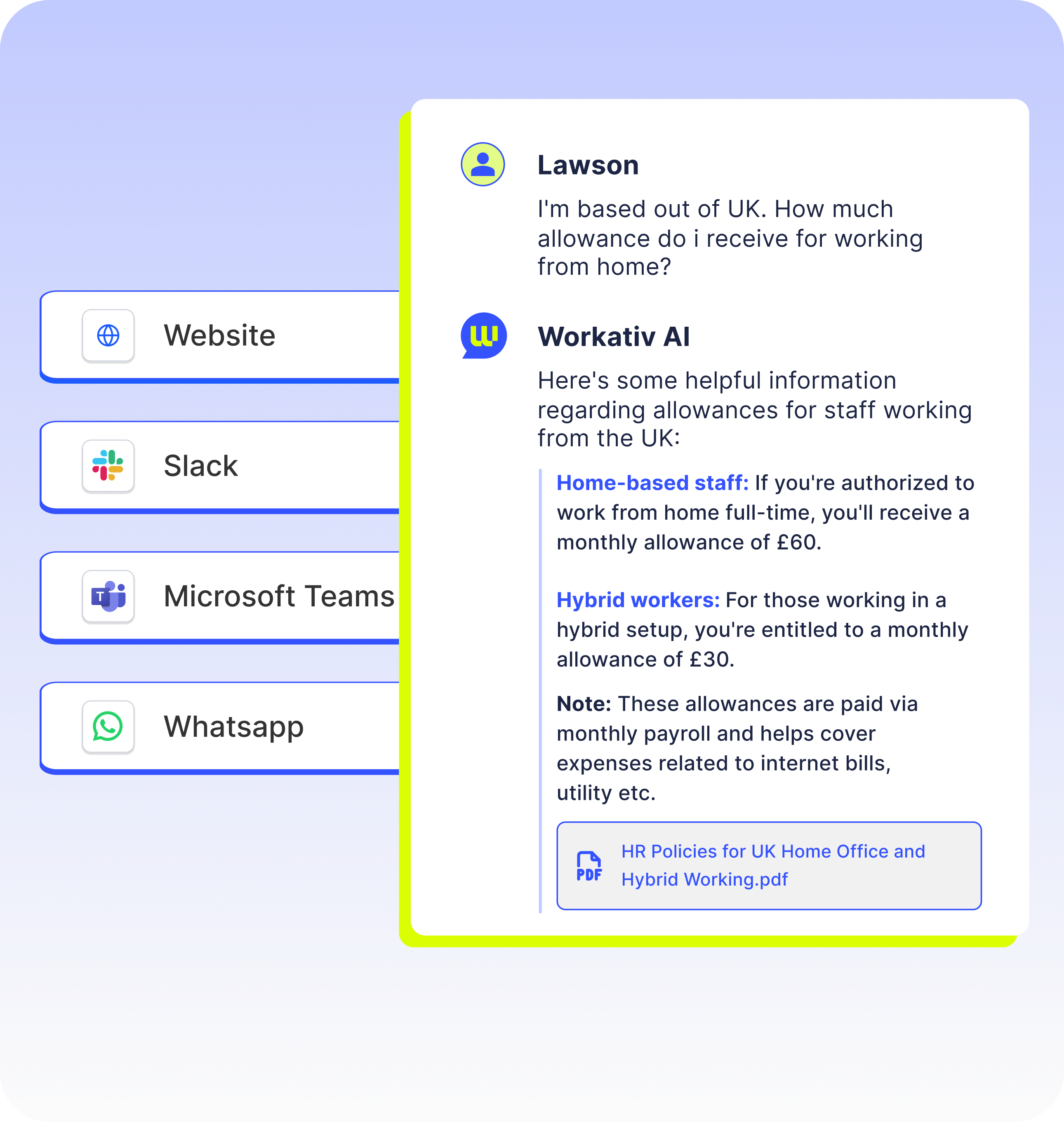 Deploy AI-Powered Support Instantly on Teams, Slack, and Chat widget