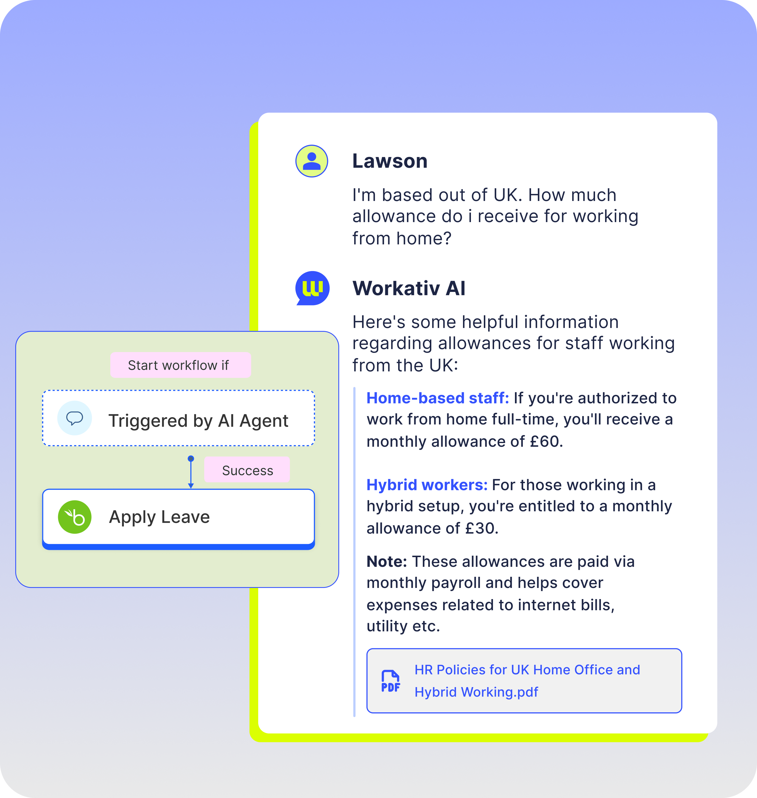 Supercharge OrangeHRM <br/> Operations with Workativ <br/> AI Agent